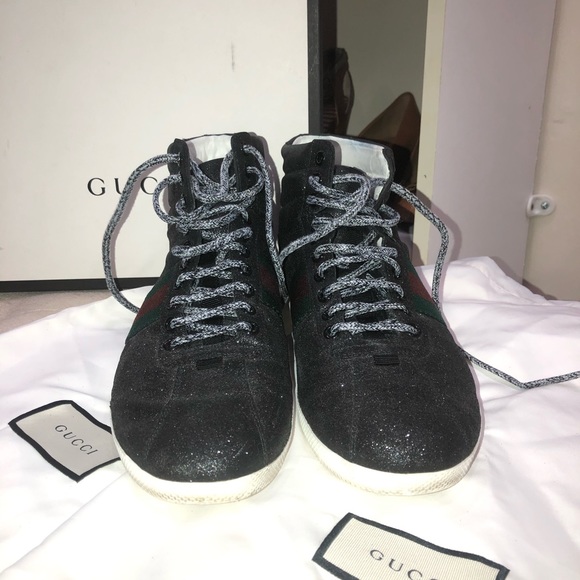 Gucci Bright Super High-Top Black - Picture 3 of 9